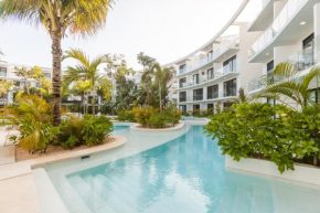Estudio Tranquilo en La Veleta con Jardín, Alberca, Gimnasio y Cerca del Centro de Tulum A111